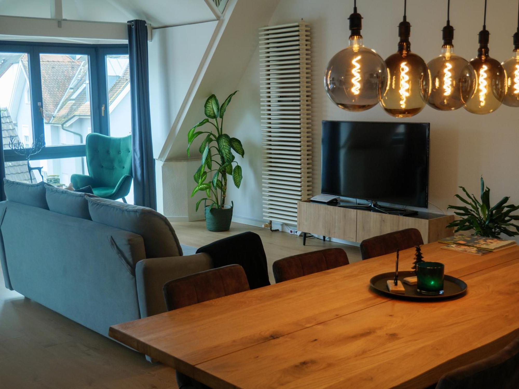 Amao-Green I 90Qm I Penthouse Maisonette Mit Rooftop I City Center I King-Size Betten Lahr  Esterno foto